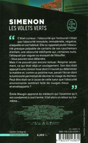 Produktbild Les volets verts (Französisch, Simenon-G, 2004)