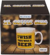 Produktbild Magni Kaffeetasse XL I Wish this was a beer 13x11cm (850 ml, 1 x)