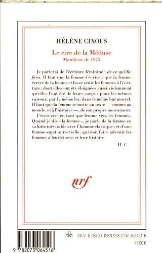 Actual product image Le rire de la méduse (French, Cixous Hélène, 2024)