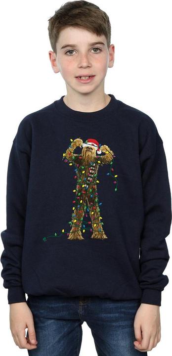 Immagine prodotto Star Wars Chewbacca Christmas Lights Felpa Ragazzi (152, 158)