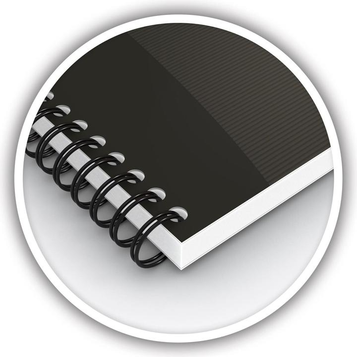 Produktbild Oxford Spiralbuch Smart Black (A5, Blanko, Weicher Einband)