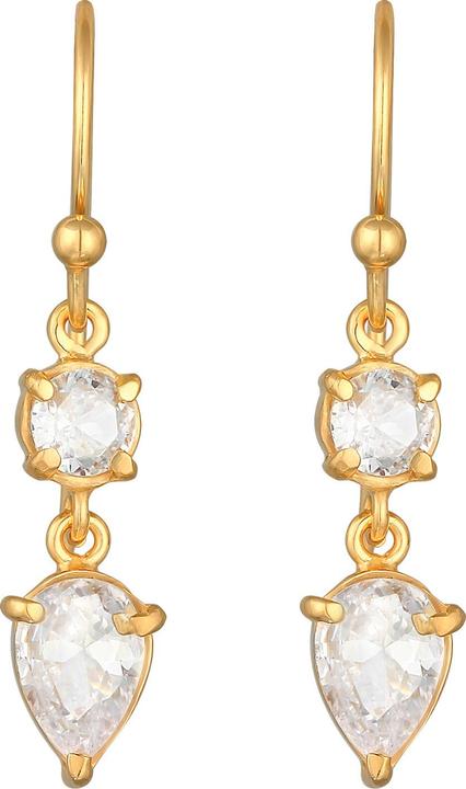Immagine prodotto Elli Orecchini a goccia con solitario in zirconia cubica argento 925 (Elastico, Zirconia, Argento 925)
