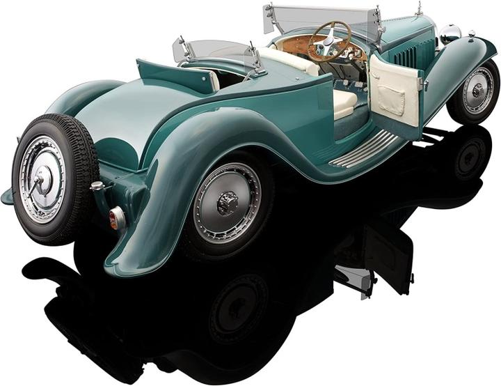Actual product image Bauer Exclusive 1:18 Bugatti Roadsters Esders Model Car
