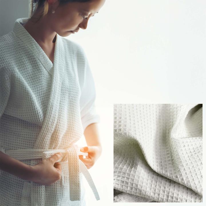 Actual product image Capistrano Bademantel Waffel Piqué Kimono (L)