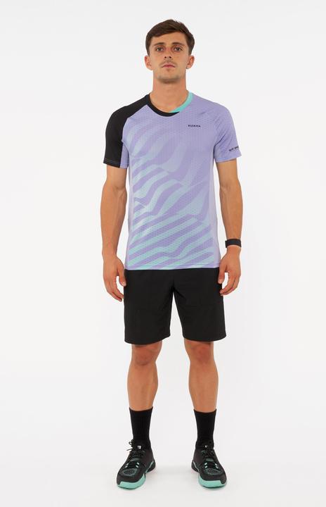 Actual product image Kuikma Men's Padel T-Shirt short sleeve - PTS 900 purple (XL)