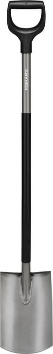 Actual product image Fiskars Ergonomic Rounded Spade Grey