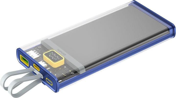 Produktbild 4smarts Powerbank Lucid Dual Cord 10000 mAh (10000 mAh, 22.50 W, 37 Wh)