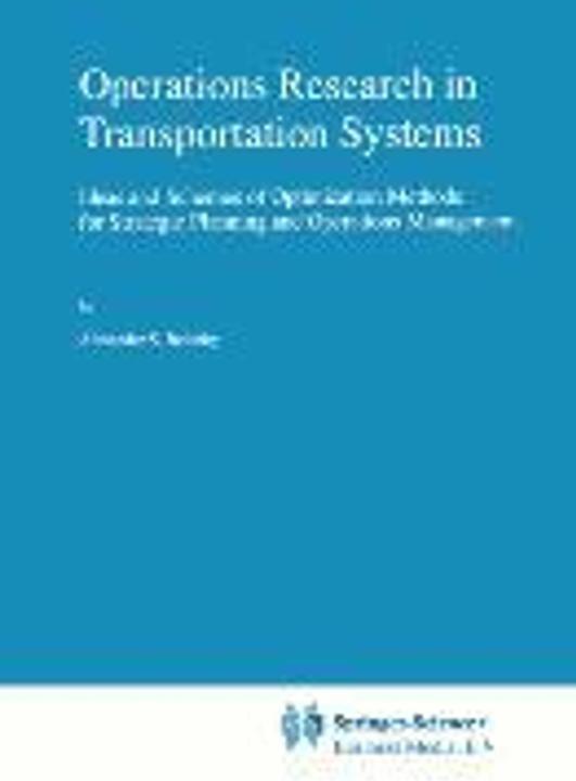 Etichetta energetica Operations Research in Transportation Systems (Inglese, A. S. Belenky, 2010)