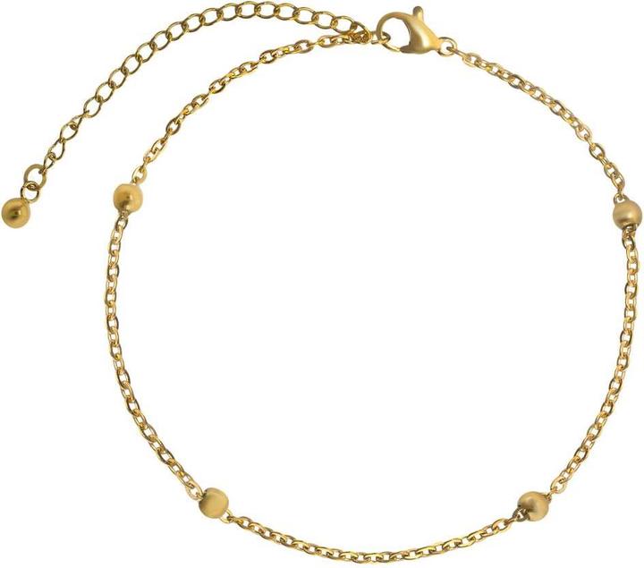 Produktbild Bijouteria Fusskettchen (Edelstahl, PVD Beschichtung (goldfarbig), 27 cm)