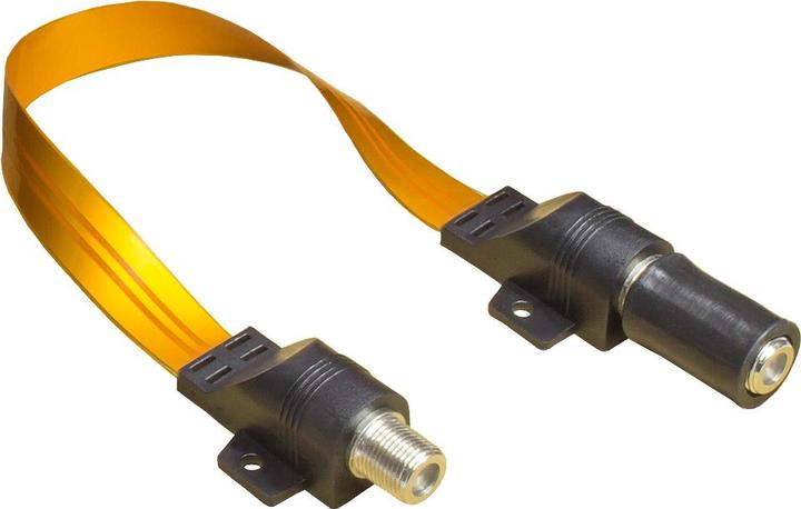 Actual product image Good Connections High-quality SAT window feed-through with weather protection, total length incl. plug 32cm (Window bushing)