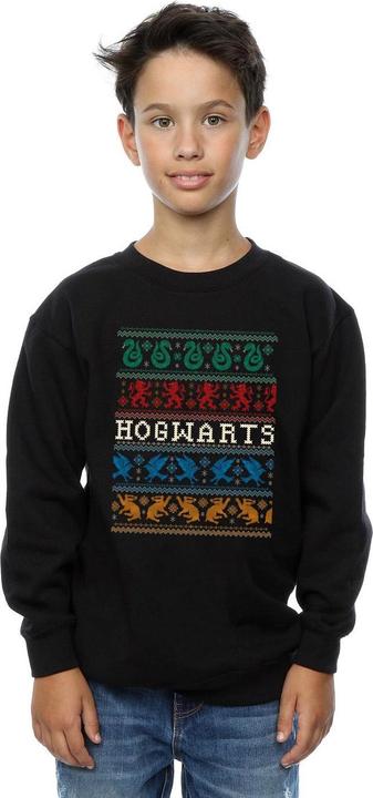 Immagine prodotto Christmas Fair Isle Houses Felpa Ragazzi (116)