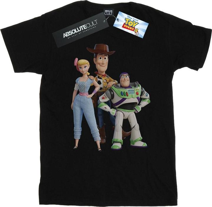 Immagine prodotto Disney Toy Story 4 Woody Buzz and Bo Peep Maglietta Ampia Donna (4XL)