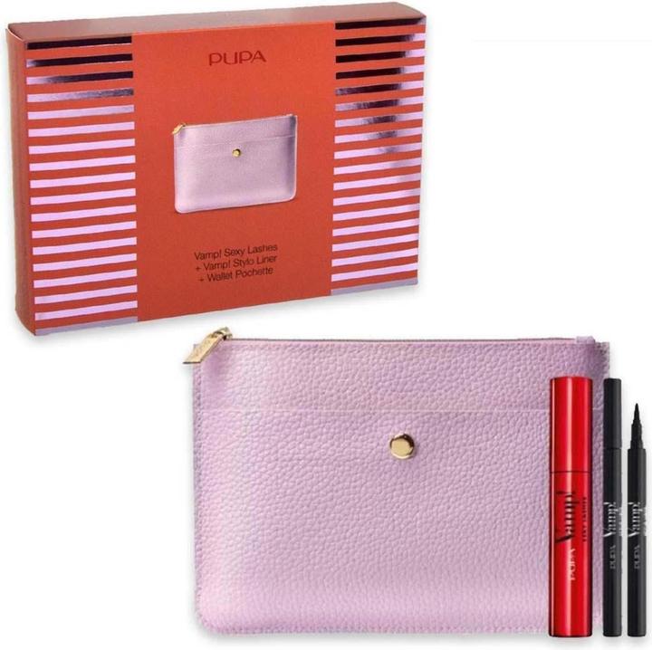 Actual product image Pupa Milano Vamp Gift Set! Sexy Lashes Mascara Kit (011 Sexy Black)