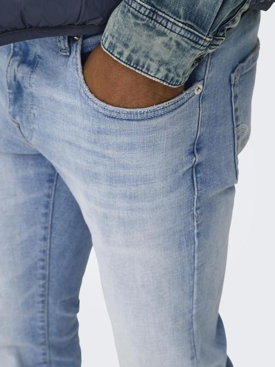 Actual product image Only & Sons ONSWEFT Medium waist regular fit jeans Slim fit jeans (W32/L32)