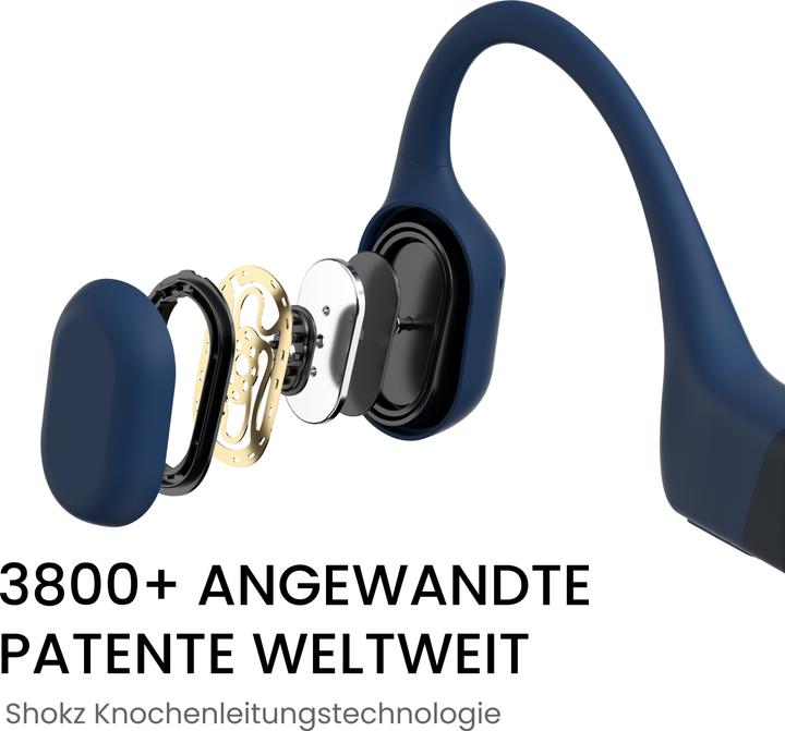 Actual product image Shokz OpenRun USB-C (No noise cancelling, 8 h, Wireless)