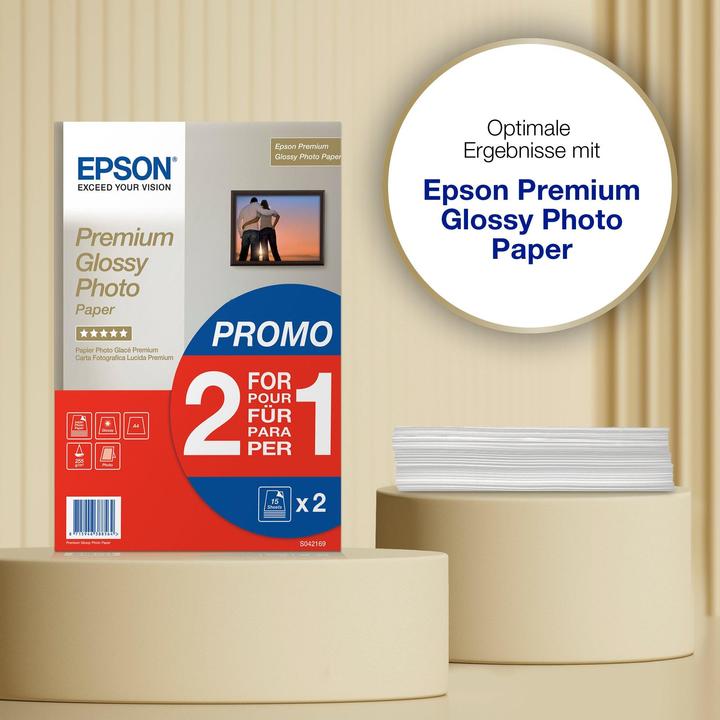 Actual product image Epson Premium Glossy (255 g/m², A4, 30 x)