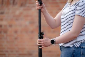 Actual product image Sirui DK28 Carbon Lamp Tripod air suspended 2.8m high (280 cm, 10 kg)
