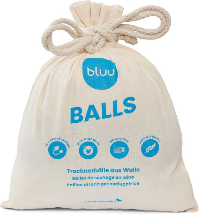 Actual product image bluu Dryer balls
