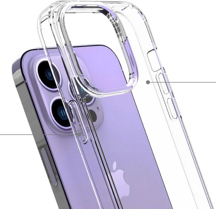 Image du produit Apfelkiste Coque hybride TPU Bumper avec dos acrylique (Apple iPhone 14 Pro)