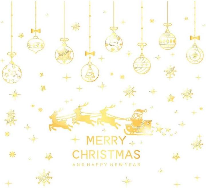 Image du produit Hermex X-Mas Sticker Autocollant de Noël Merry X-Mas Autocollant de fenêtre