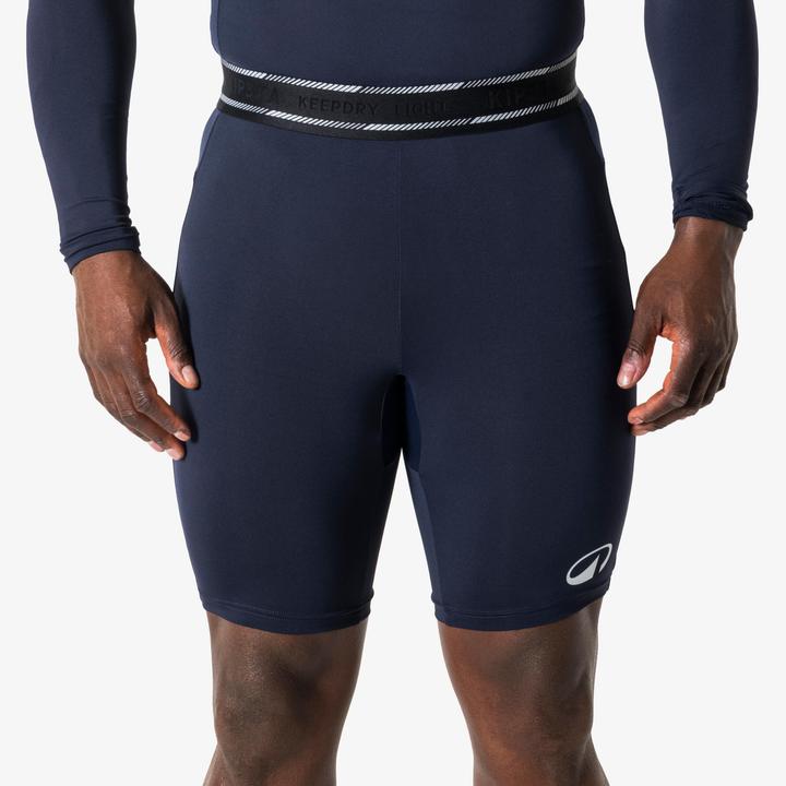 Kipsta Damen/Herren Fussball Funktionsshorts - Keepdry Light dunkelblau