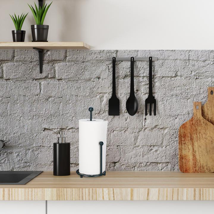 Immagine prodotto Relaxdays Porta rotoli da cucina verticale rustico
