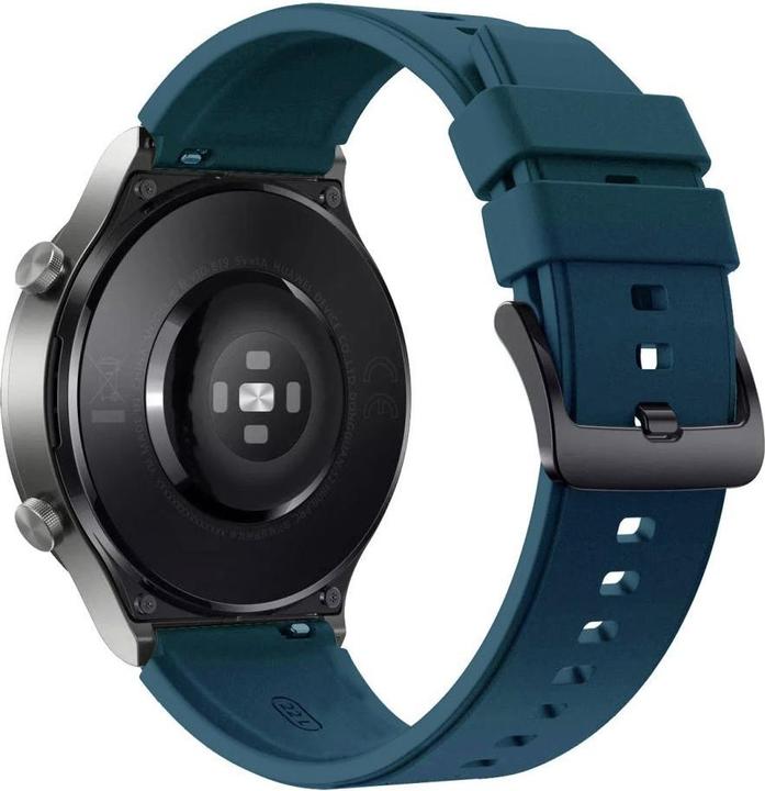 Actual product image Marka Niezdefiniowana Silicone Strap for Huawei Watch GT 2/3/4/2 Pro/3 Pro/4 Pro/GT 2e 46mm - Dark Green (Silicone)
