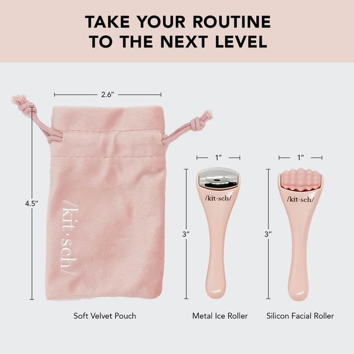 Immagine prodotto Kitsch Mini Spa Roller Occhi e Viso set da 2