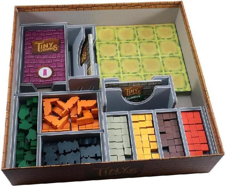 Actual product image Folded Space FS-TINYT - Insert: Tiny Towns including Villagers, Fortune and Tiny Trees