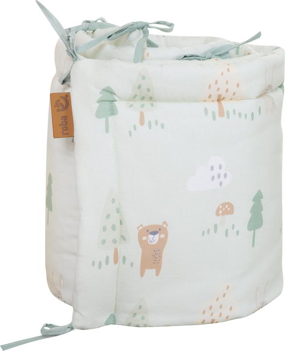 Image du produit Roba Kinderbettgarnitur 4-teilig Woodland Buddies (100 x 135 cm, 40 x 60 cm)