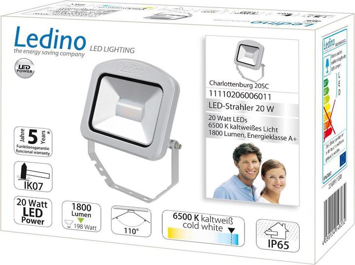 Produktbild Ledino LED-Strahler Charlottenburg (1800 lm, IP65)