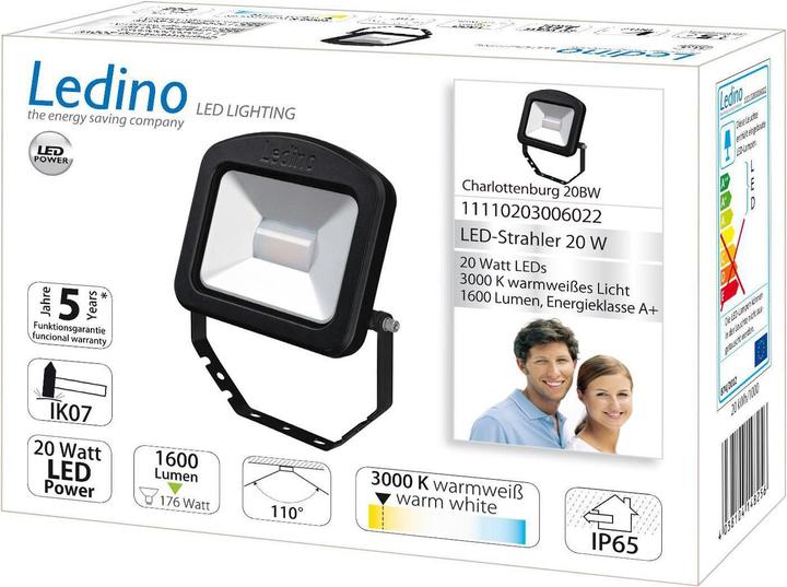 Actual product image Ledino LED spotlight Charlottenburg (1600 lm, IP65)