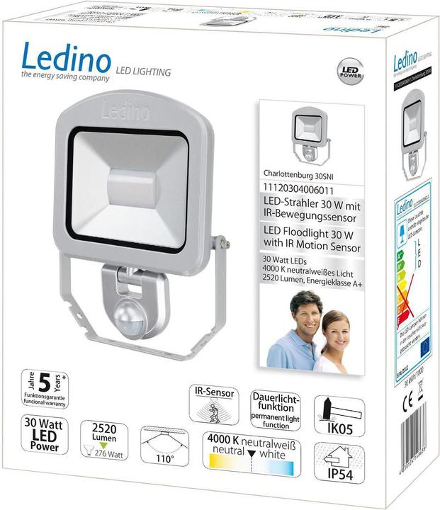 Image du produit Ledino Projecteur LED avec capteur (2520 lm, IP54)