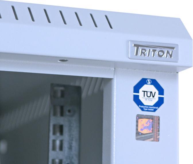 Actual product image Triton Rack 42U/ Glass door Freestanding rack (42 RU, 19 inch rack)