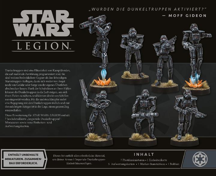 Produktbild FFG Star Wars: Legion  Imperiale Dunkeltruppen (DE-Erweiterung) (Deutsch)