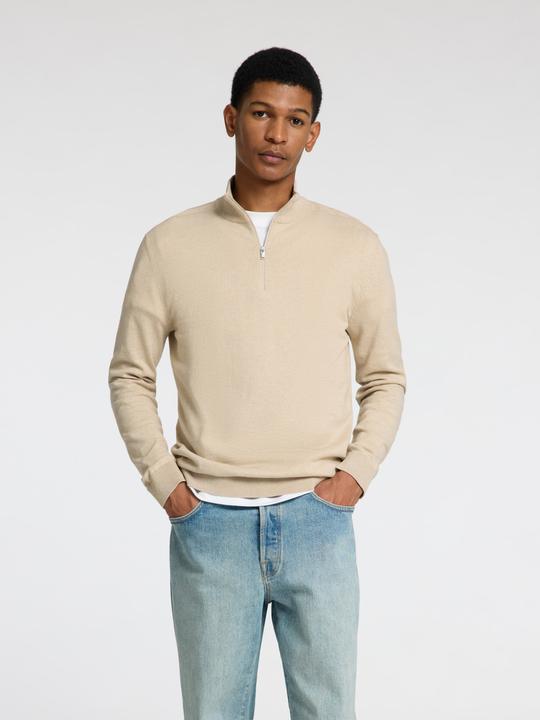 Actual product image Selected Homme Half-zip knitted jumper (XL)