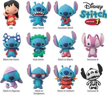 Produktbild Monogram DISNEY - Stitch Series 1 - 3D Foam Bag Clip (Display 24 Pcs)