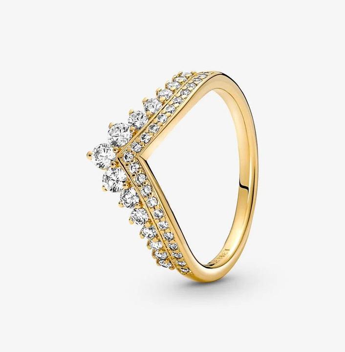 Produktbild Pandora 14k Gold Timeless Wishbone Diadem Ring (52)