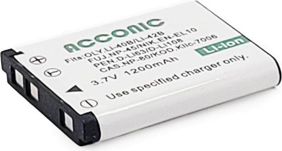 Produktbild Acconic Akku f. Kodak LI-40B/LI-42B Klic 7006 Li-40b Li-40b Nikon Li-40b CoolPix S200 (Akku)