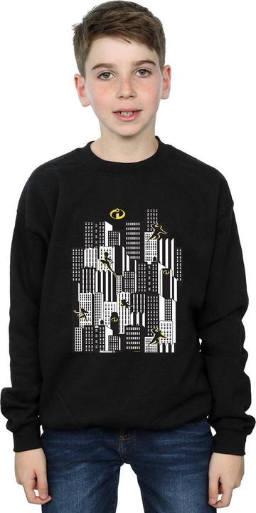 Actual product image Disney Boys The Incredibles Skyline Sweatshirt (116)