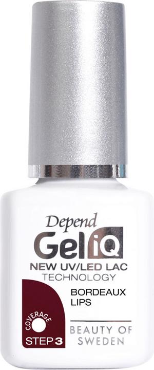 Produktbild Depend Gel iQ Bordeaux Lips 5 ml (Bordeaux lips, Gel-Effekt Nagellack)