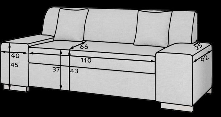 Actual product image ELTAP Postage 2 (Sofa bed, 2 person sofa)