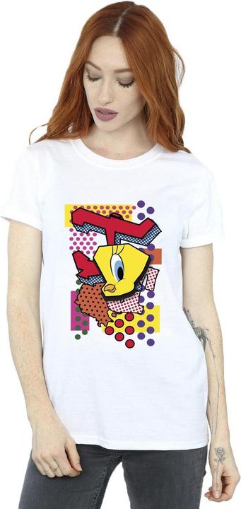 Immagine prodotto Looney Tunes Tweety Pop Art Maglietta Ampia Donna (M)