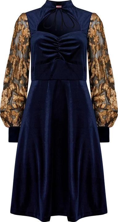 Image du produit Joe Browns Robe en velours à manches contrastées et brodées (46)