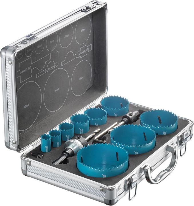 technocraft HSS-Bi-Metall Lochsägen-Satz (83 mm, 17 mm, 21 mm, 33 mm, 41 mm, 65 mm, 76 mm, 51 mm, 26,0 Millimeter)