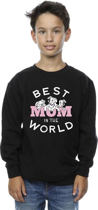 Actual product image Disney Boys 101 Dalmatians Best Mum In The World Sweatshirt (116)