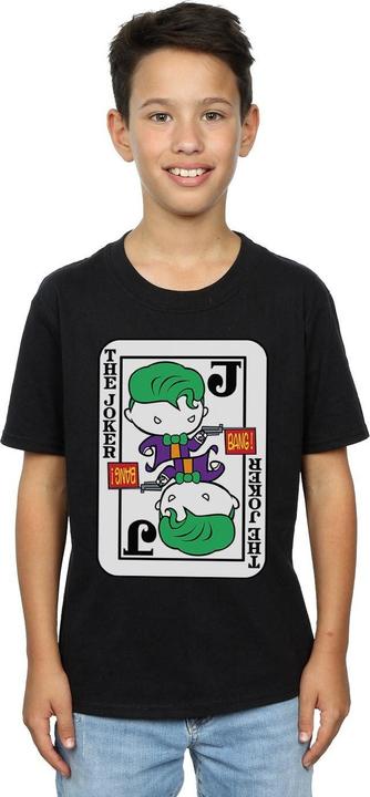 Immagine prodotto Chibi Joker Playing Card Maglietta Ragazzi (152, 158)