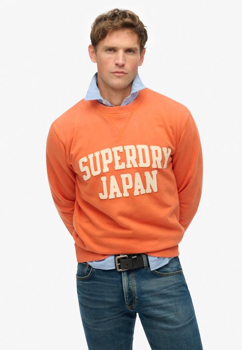 Actual product image Superdry VINTAGE ATHLETIC CREW Heren Trui (XL)