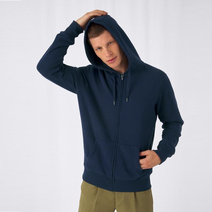 Produktbild B&C Kapuzenpullover Durchgehender Reissverschluss (XL)