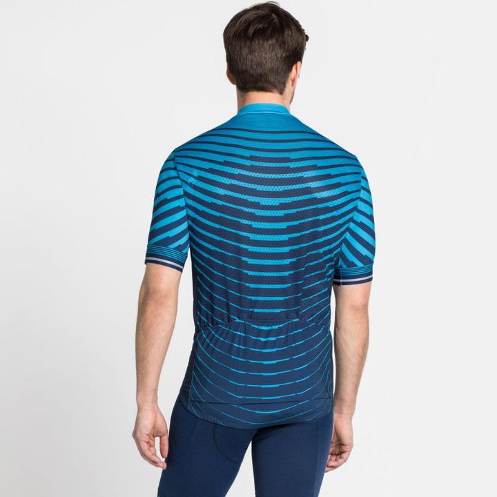 Actual product image Odlo Fujin Ceramicool Stand-up Full Zip Jersey (S)